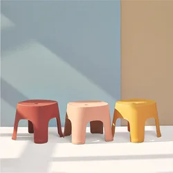 Home bathroom in a row stool bathroom stool stool thick plastic stool square stool small bench Adults Children