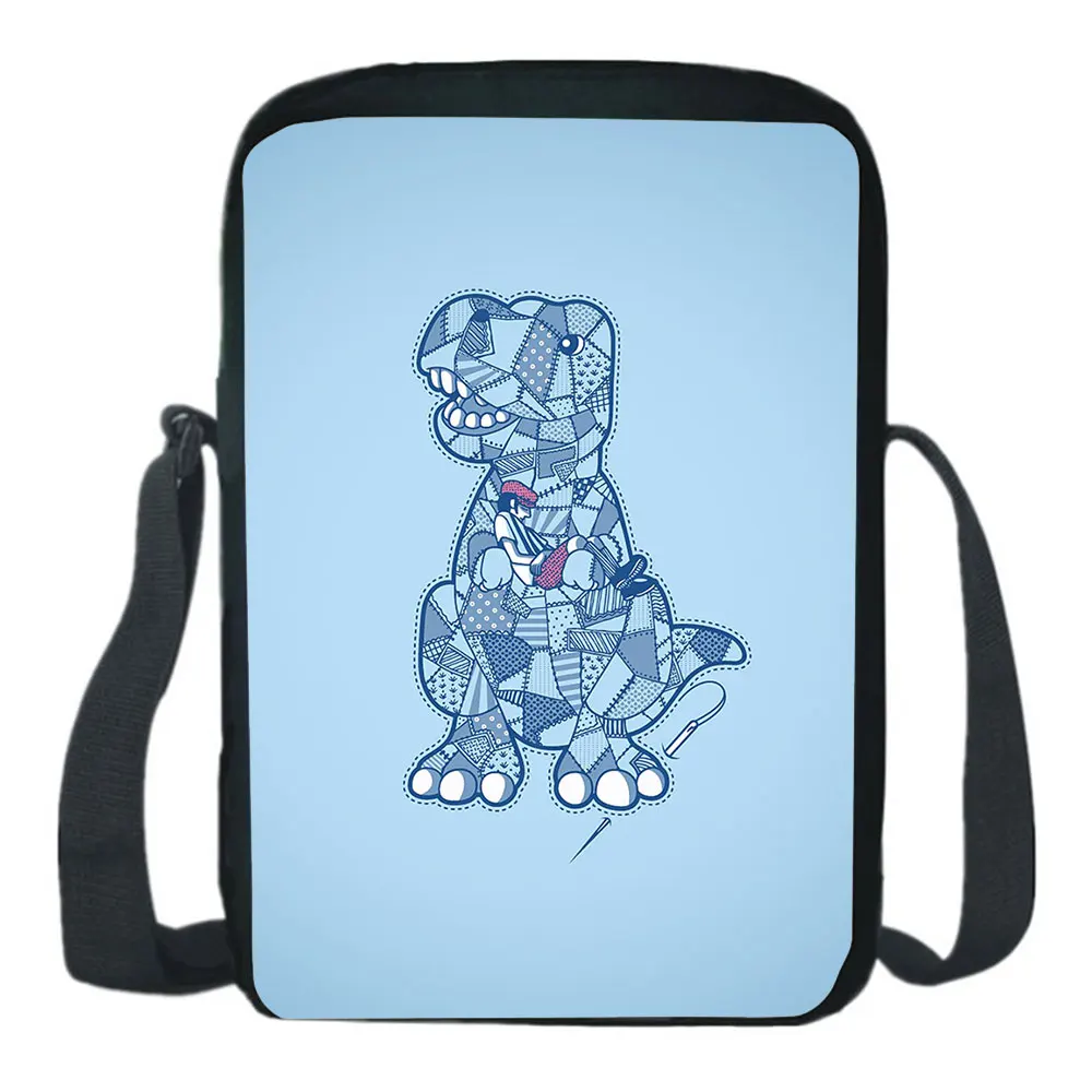 

Dinosaur School Bag Backpack Casual Crossbody Bag Boy Girl Shoulder Bag Diagonal Small Backpack Light Mini Phone Bag