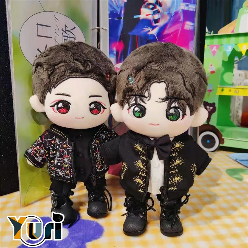 

Yuri Plush Doll Body Limit Xiao Zhan Wang Yibo Idol Star 20cm Toy Clothes Clothig Outfit Suit Cosplay Cute Xmas Gift C GG