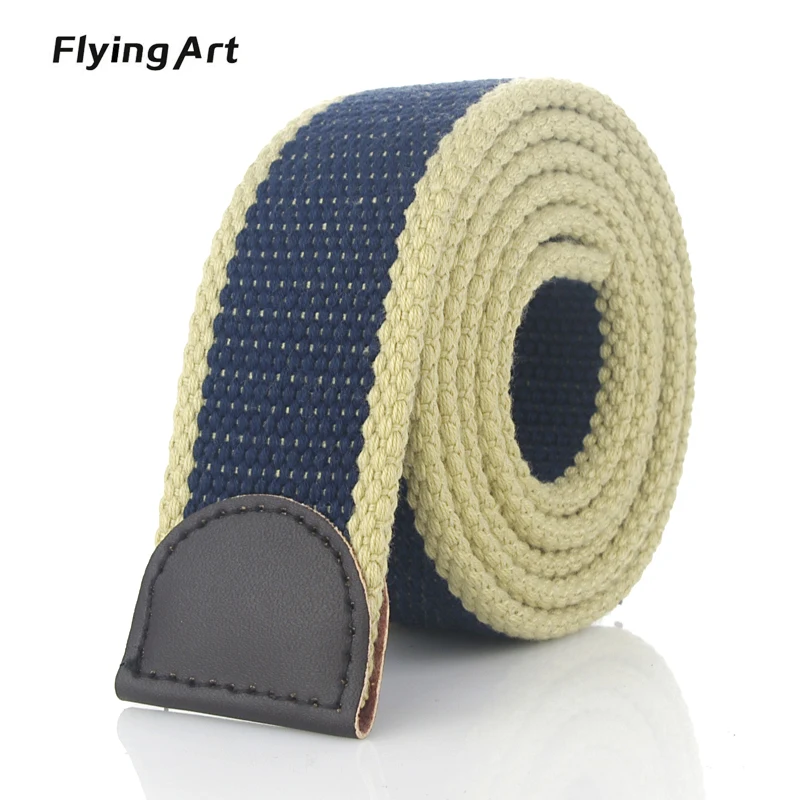 Hot Tactical Canvas Belt Body Men Women Thicken 4MM Military Width 3.8CM Designers High Quality 110-140-160cm No Buckle