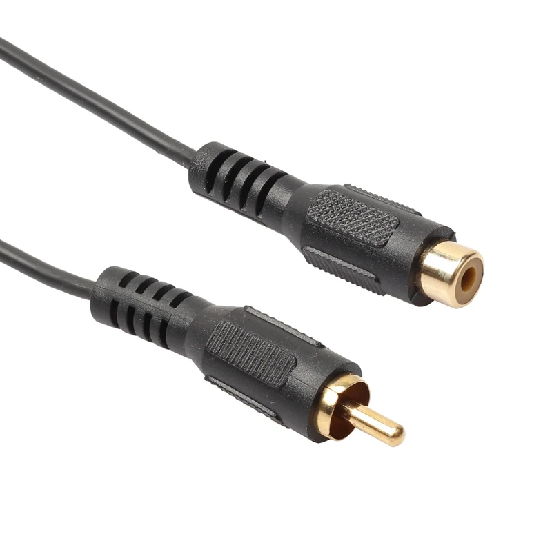 RCA Male to Single RCA Female Single Phono RCA Audio Composite Extension Cables Cord Wire Line for DVD Players TV