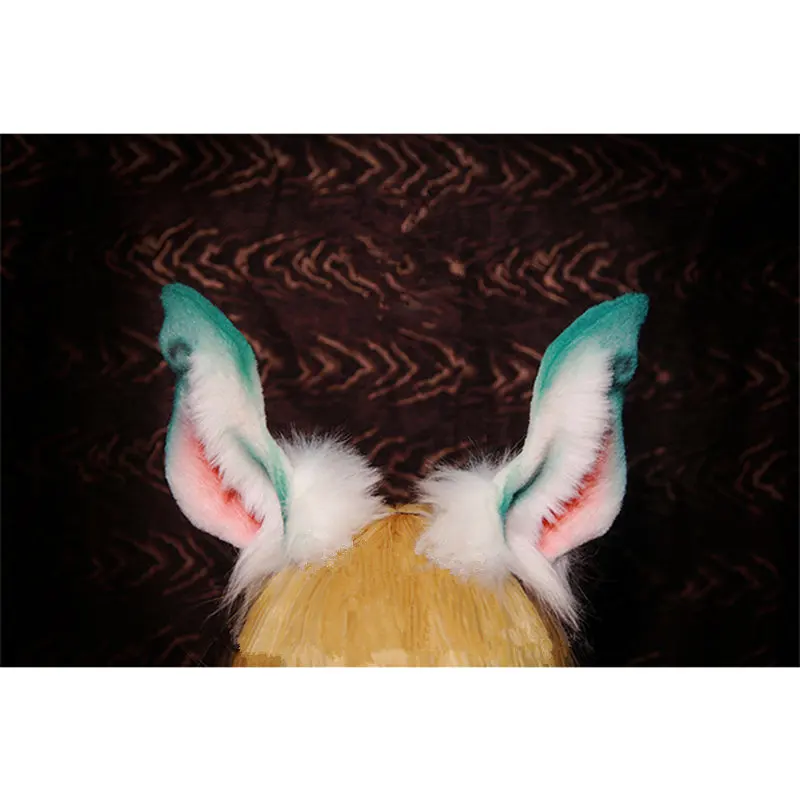 

Customized Chinese Style Animal Ears Hanfu Headdress Women's Headband Rabbit Ears Cosplay Props Halloween Accessories