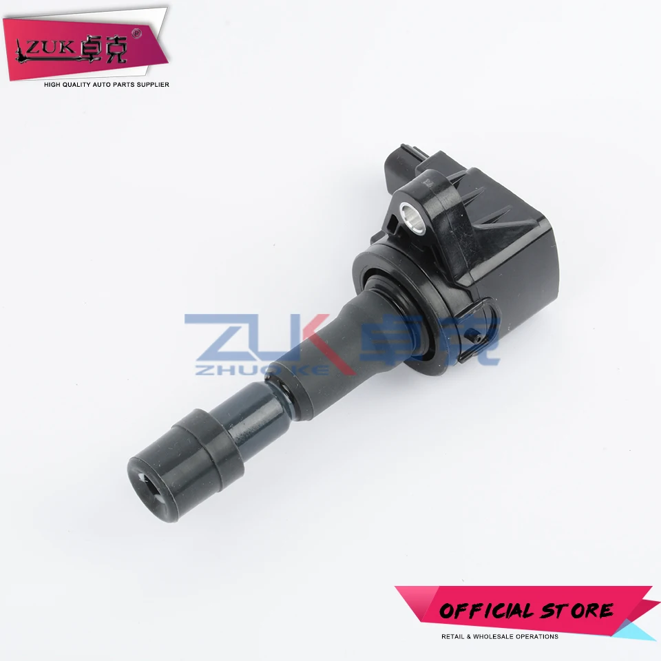 ZUK Ignition Coil For HONDA FIT JAZZ 2009 2010 2011 2012 2013 2014 1.3L 1.5L CITY 2009-2014 CR-Z 2013-2016 30520-RB0-003