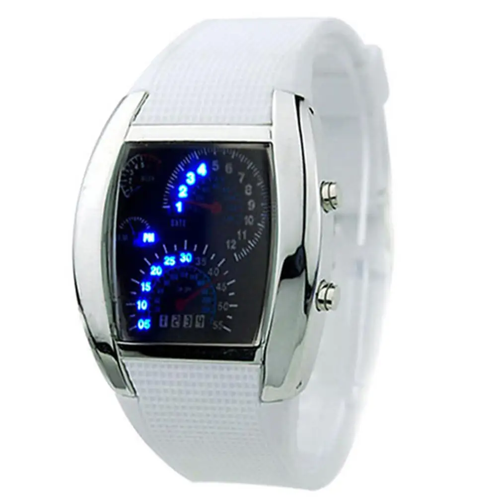 Orologio sportivo da donna di moda da uomo LED cruscotto modello quadrante orologio da polso digitale reloj hombre regalo montre homme часы мужские