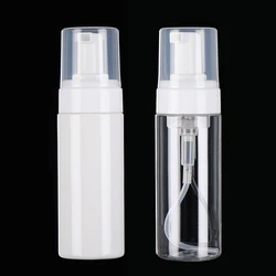 Dispensador de sabão líquido, garrafa transparente com 50/80/100/150ml, recipiente para sabonete líquido, shampoo, gel e banho