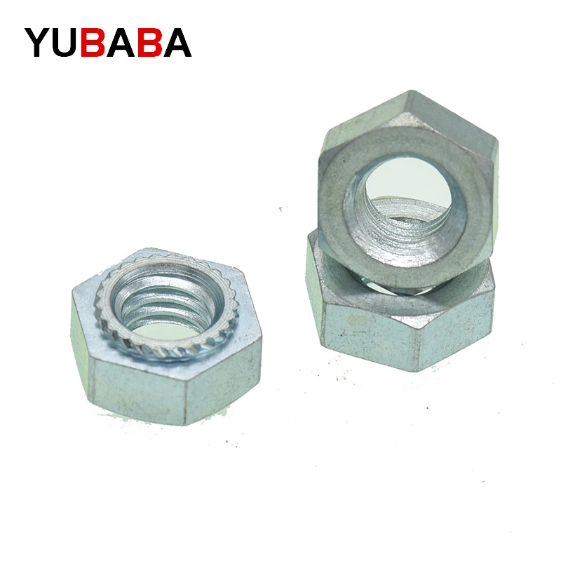 Inserto autobloccante esagonale Nutsert Press rivetto dado rivetto in acciaio al carbonio M3 M4 M5 M6 M8 M10 dado a spina elementi di fissaggio per