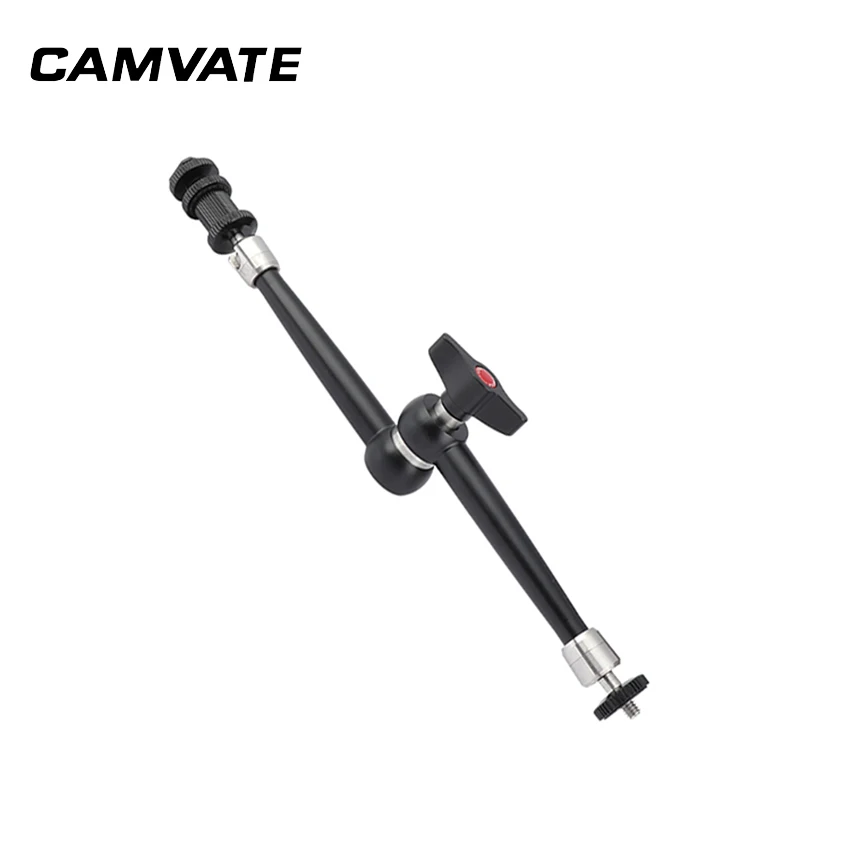 CAMVATE 11 "توضيح الذراع السحري مع 1/4'' ذكر المواضيع والأحذية محول تركيب للميكروفون/رصد/الفيديو الضوئي/فلاش تصاعد