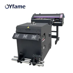 OYfame 60cm A1 DTF Printer With For Epson I3200 Printer head DTF PET Film For t shirt Printing Machine A1 with powder shaker