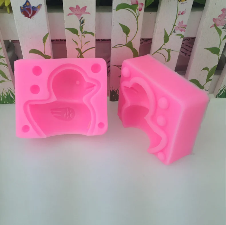 Duck Shaped Silicone Mold Fondue Cake Decorating Tool Candy Cookie Chocolate Mold Kitchen Baking Tool 3D Duck Silicone Mold