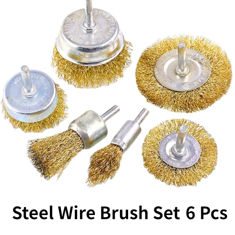 Grinding Wheel / Rust Removal Wire Wheel / Polishing Brush / Electric Drill Wire Brush Set/ Metal Rust Removal