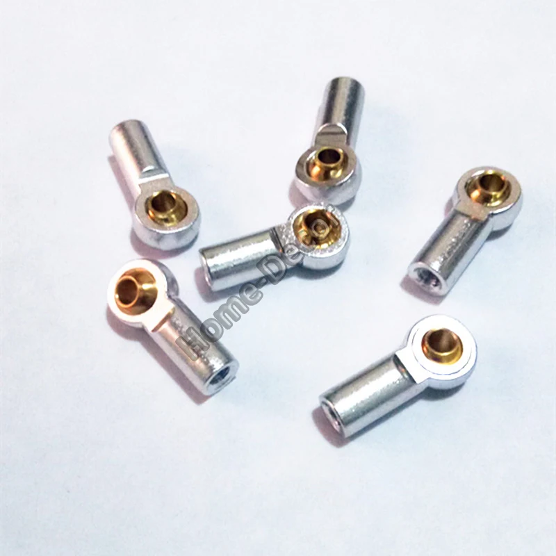RC Climbing Cart Ball Head Buckle Aperture M3 Pull Rod Head Aluminum Alloy Ball Head Cup M3 Fish-eye Bearing Rod Connected Shaft