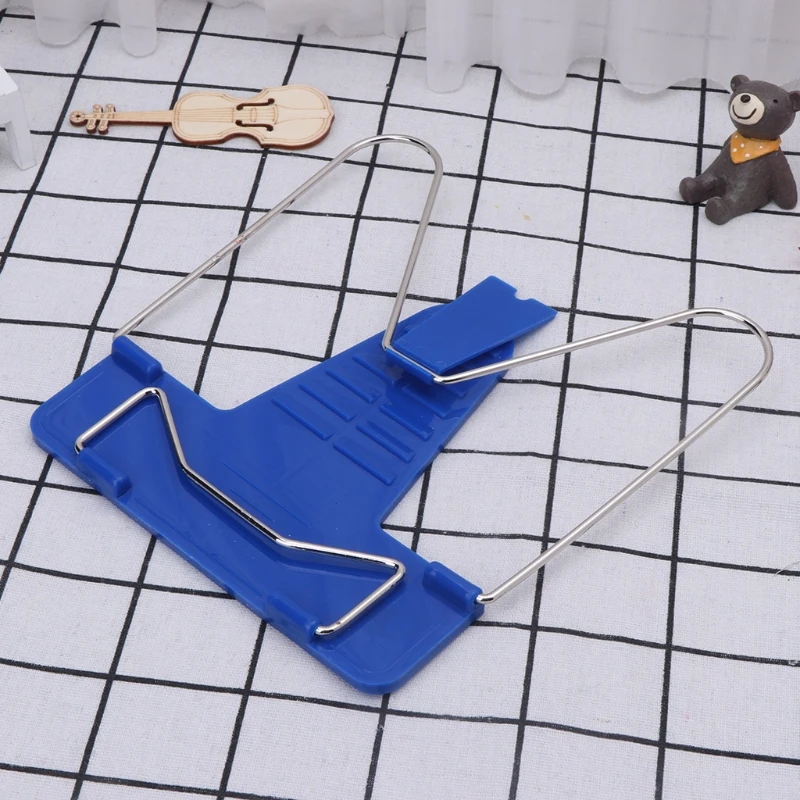 Soporte de libro de Metal de ángulo ajustable, Portable, para documentos, lectura