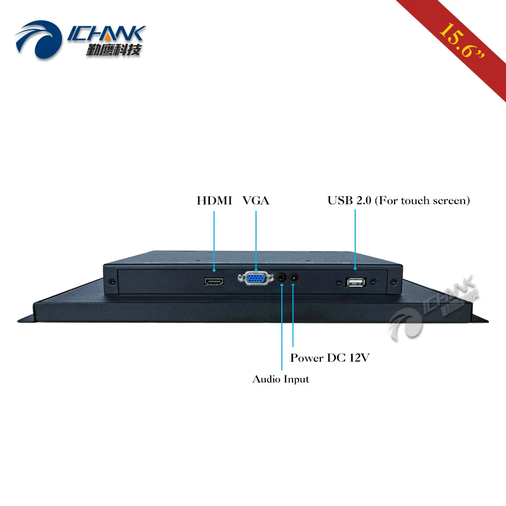 Imagem -04 - Ecrã Tátil com Altifalante Integrado 15.6 1920x1080p Entrada Hdmi Usb Vga Incorporado Estrutura Aberta Ecrã Capacitivo Zk156tc252d