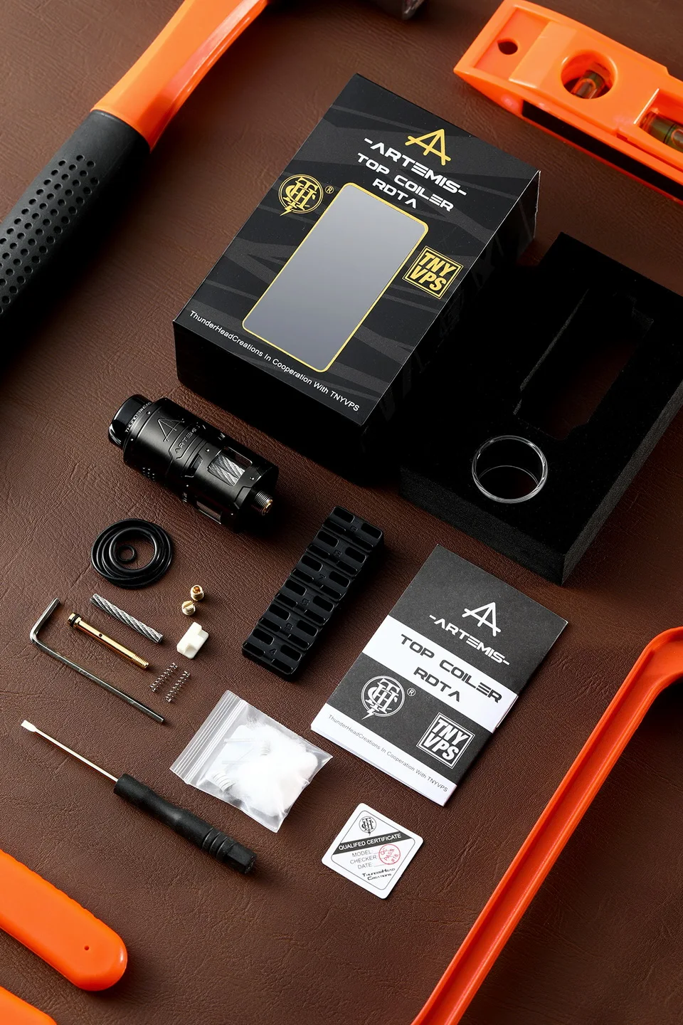 ThunderHead creative Artemis RDTA Tank 4.5 مللي البخاخة الجانب ملء نظام البخاخة هيئة الطرق والمواصلات السجائر الإلكترونية تانك بخاخ rta #6