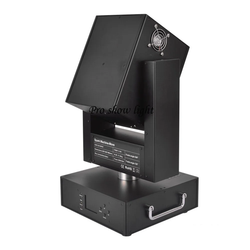 Dj Equipment Professional Cold Spark Machine 750W Moving Head Spark Machine DMX Firework Cold Spark Fountain Machine For Wedding