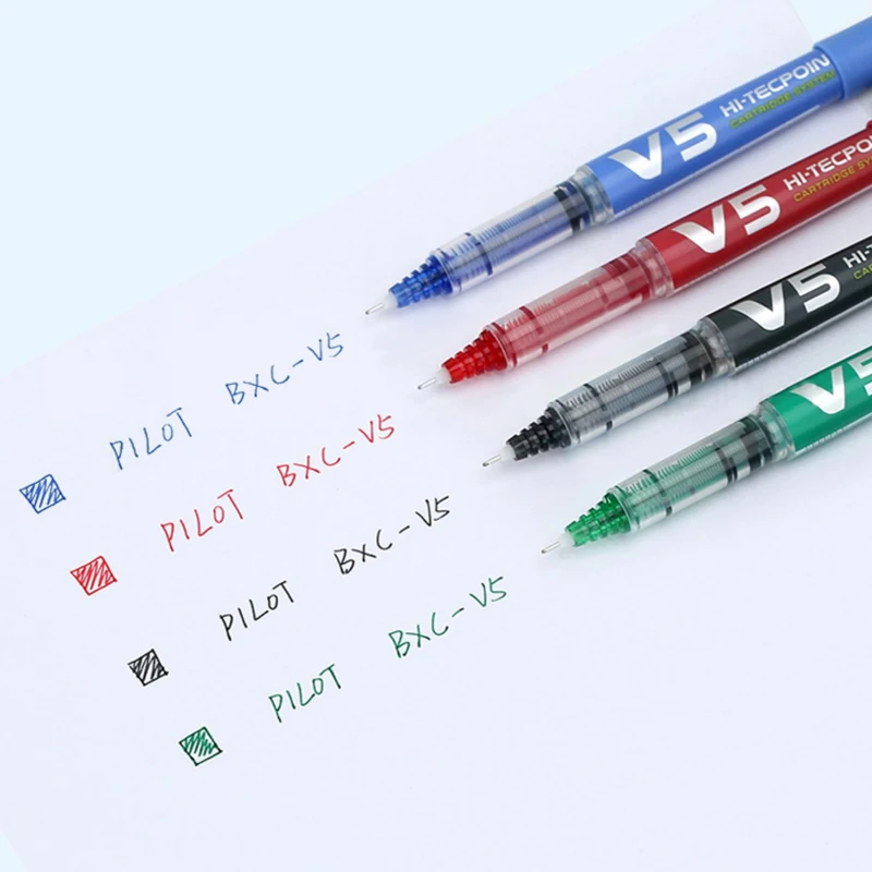 Japan Pilot HI-TECPOINT Gel Pen BXC-V5/V7 0.5mm/0.7mm can replace Ink Cartridge Needle Extra Fine point Liquid  office