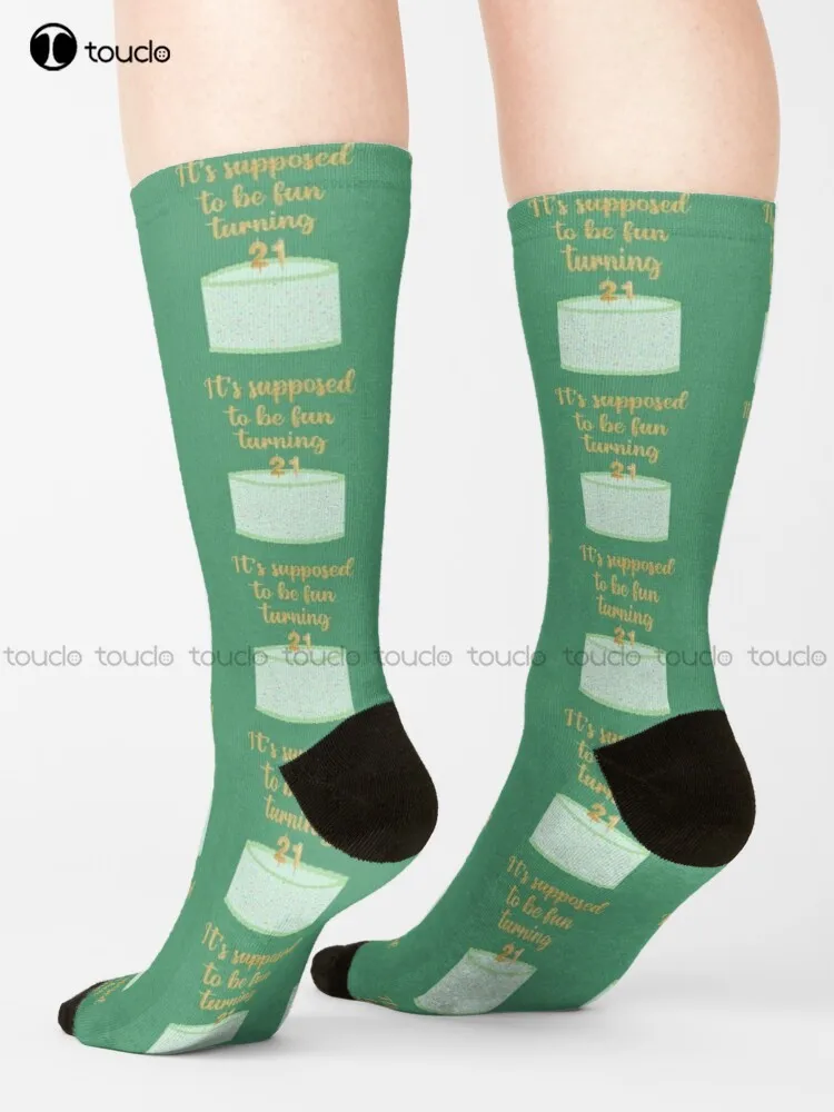 It'S Supposed To Be Fun Turning 21 Taylor Socks Youth Baseball Socks Unisex Adult Teen Youth Socks Custom Gift Hd High Quality