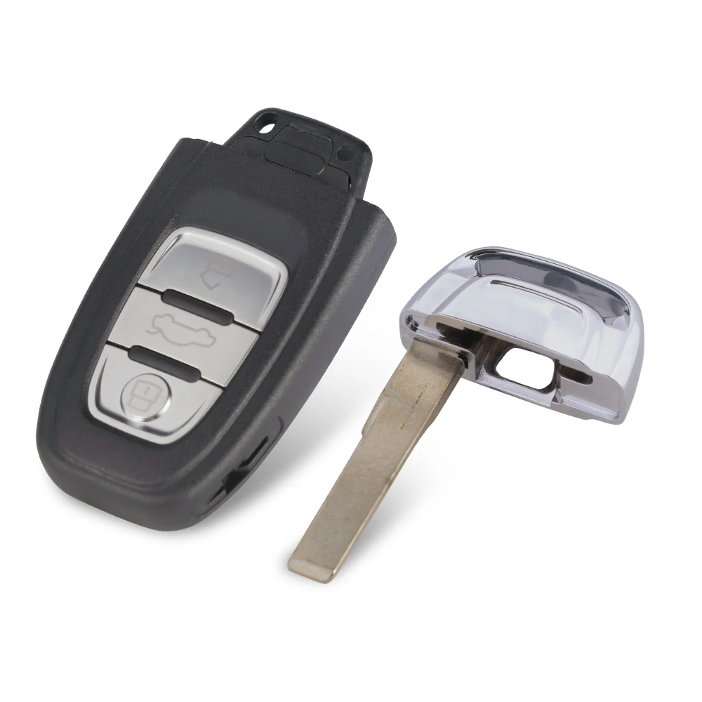 XNRKEY 3 Taste Auto Remote Key Shell für Audi A4 A4L A5 A6 A6L Q5 S5 Ersatz Keyless Promixity Karte gehäuse Fall Abdeckung