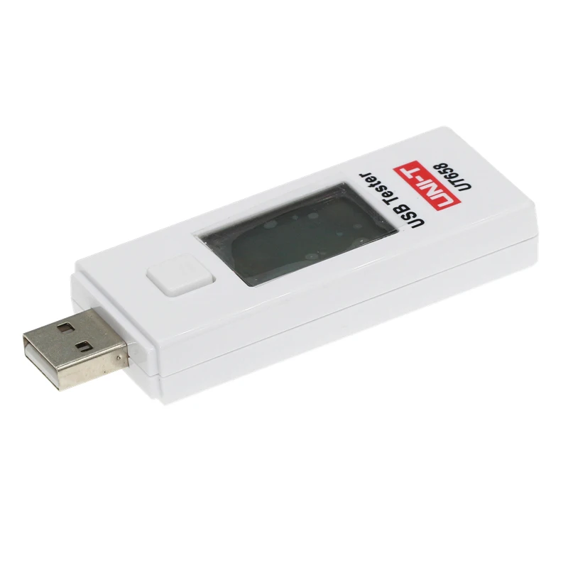 USB Tester UNI-T UT658 UT658B Mobile Phone Notebook Mobile Power Safety Monitor 3.0V-9.0V/0.0A-3.0A Low Warning LCD Display