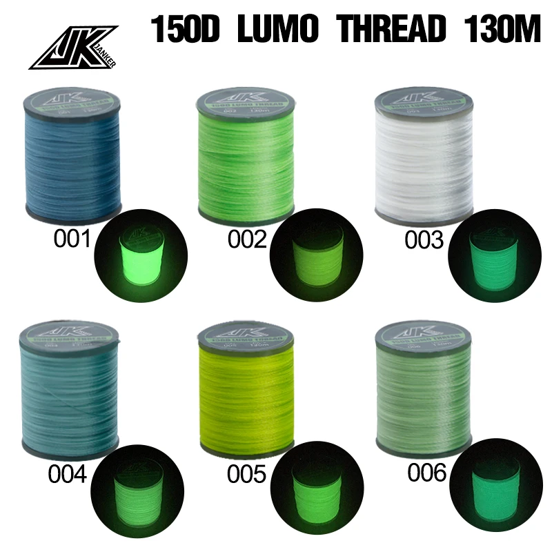 JK-150D thread multicolor hand-knitted thread DIY, suitable for all kinds of auxiliary hook binding fishing gear supplies