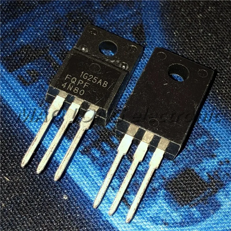 

50 шт./лот FQPF4N80 4N80 TO-220F MOS FET 4A/800V