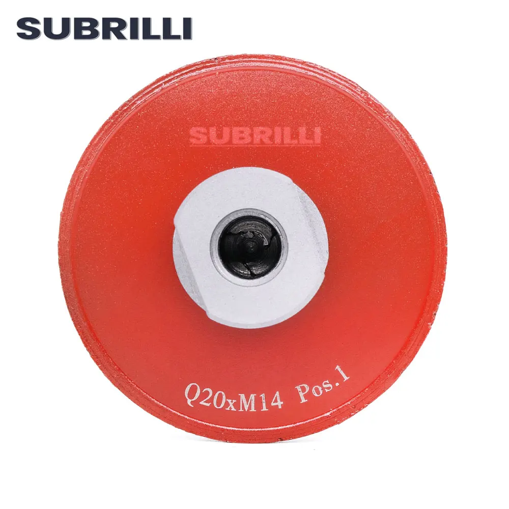Subrilli Q20 M14 5/8 "-11 Draad Metalen Continue Router Bit Diamond Snijden Bit Voor Stenen Rand Graniet Marmer beton Slijpen
