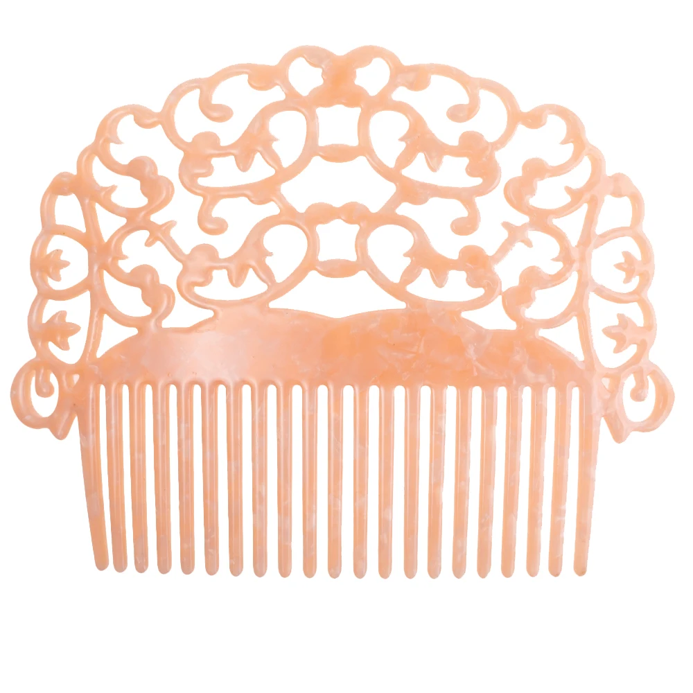 Vintage Hair Combs Colorful Acetate Hair Accessories Faux Tortoise shell Women Hair clips Flamenco dancers Headdresses jewelry image 6