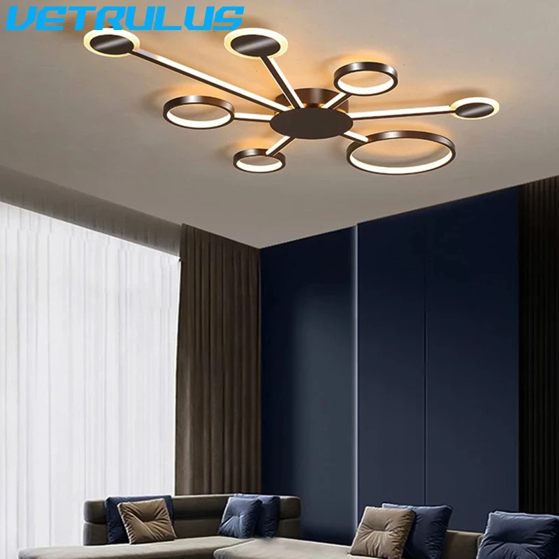 

Modern Led Chandelier Nordic Ceiling Lamp Fixture Bedroom Living Dining Room Lustre Home Decorate Luminaire Plafonnier Lighting