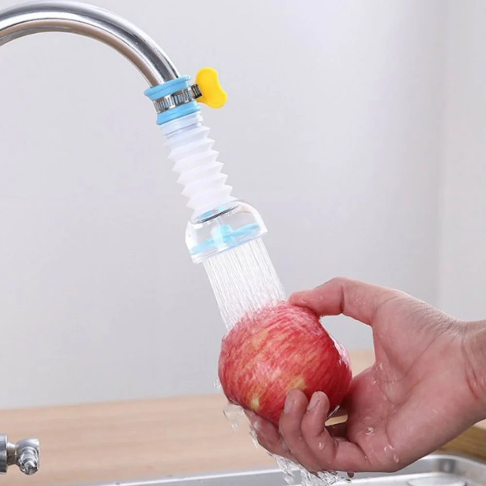 Adjustable Water Saver Can Telescopic Tap Water Filter Tools Kitchen Bathroom Accessories Sprinkler Filter Faucet Extenders