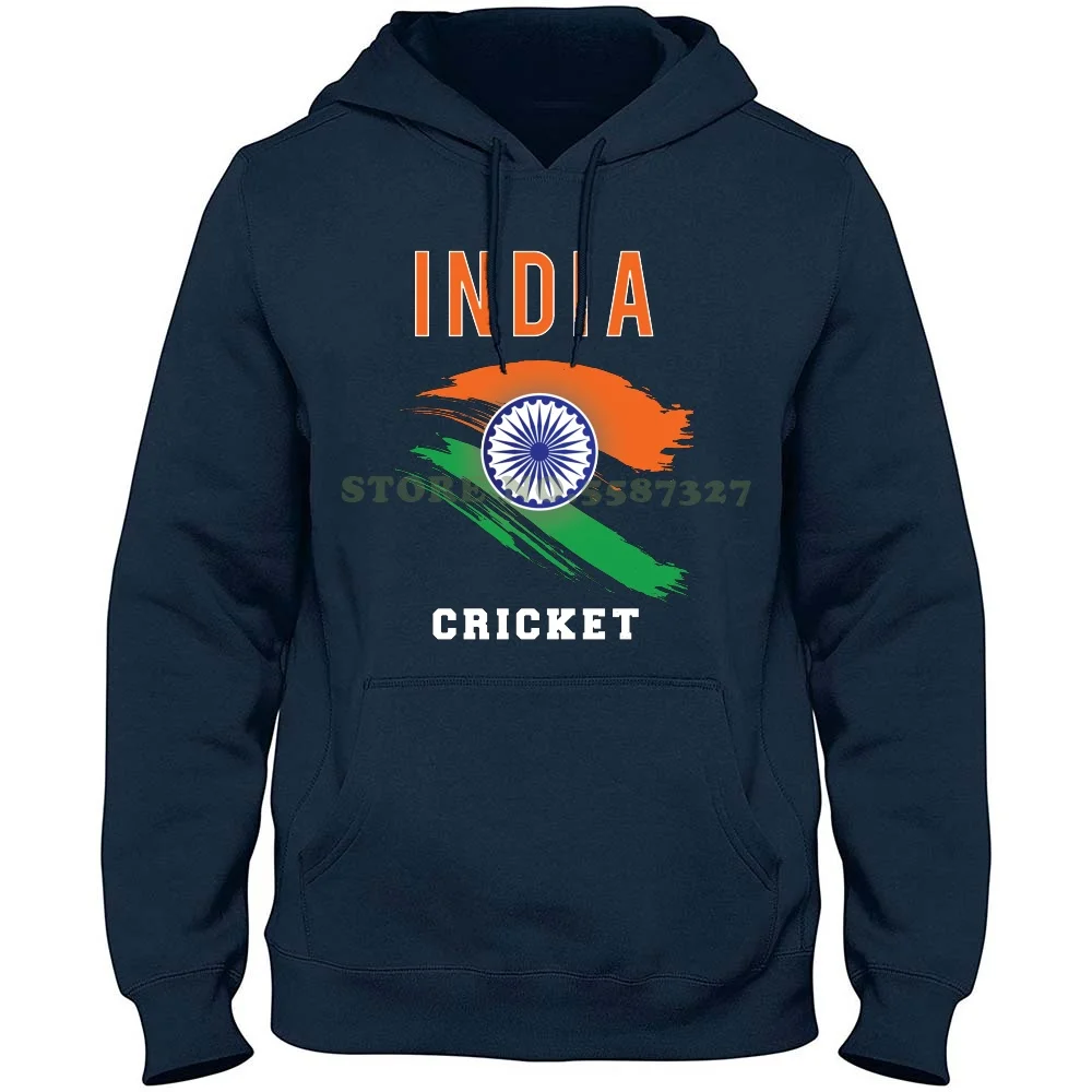 India Cricket 100% Pure Cotton Hoodie T-Shirt India Cricket Team Lords Mcc Ecb T 10 20 20 Ipl Odi Country Cricket Cricket