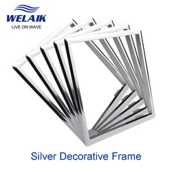 WELAIK EU silver-decorative frame-surface Chrome-plating-ZSK101Y
