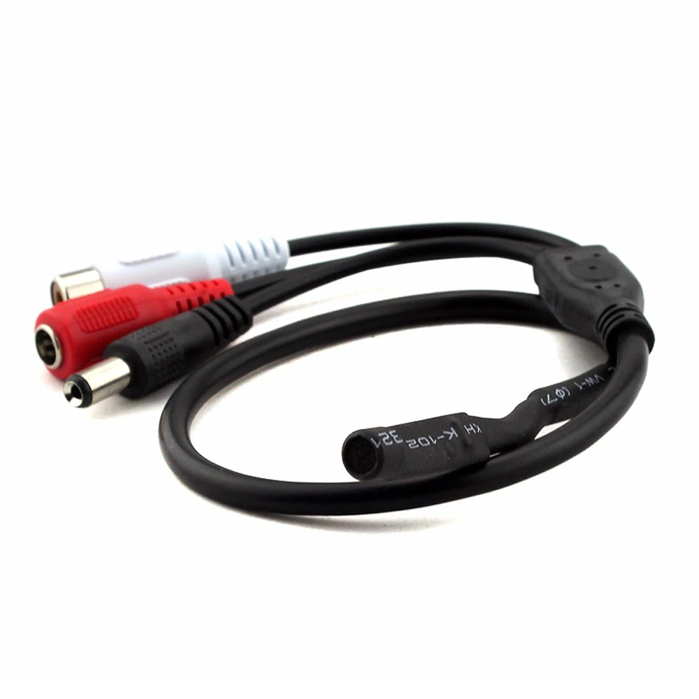 CCTV MIC Video Surveillance Microphone Audio Pickup Device for DVR NVR Recorder IP Camera