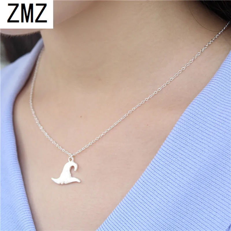 ZMZ  Europe/US fashion The wizard hat  pendant cute The wizard hat necklace gift for mom/girlfriend party gold/silver jewelry