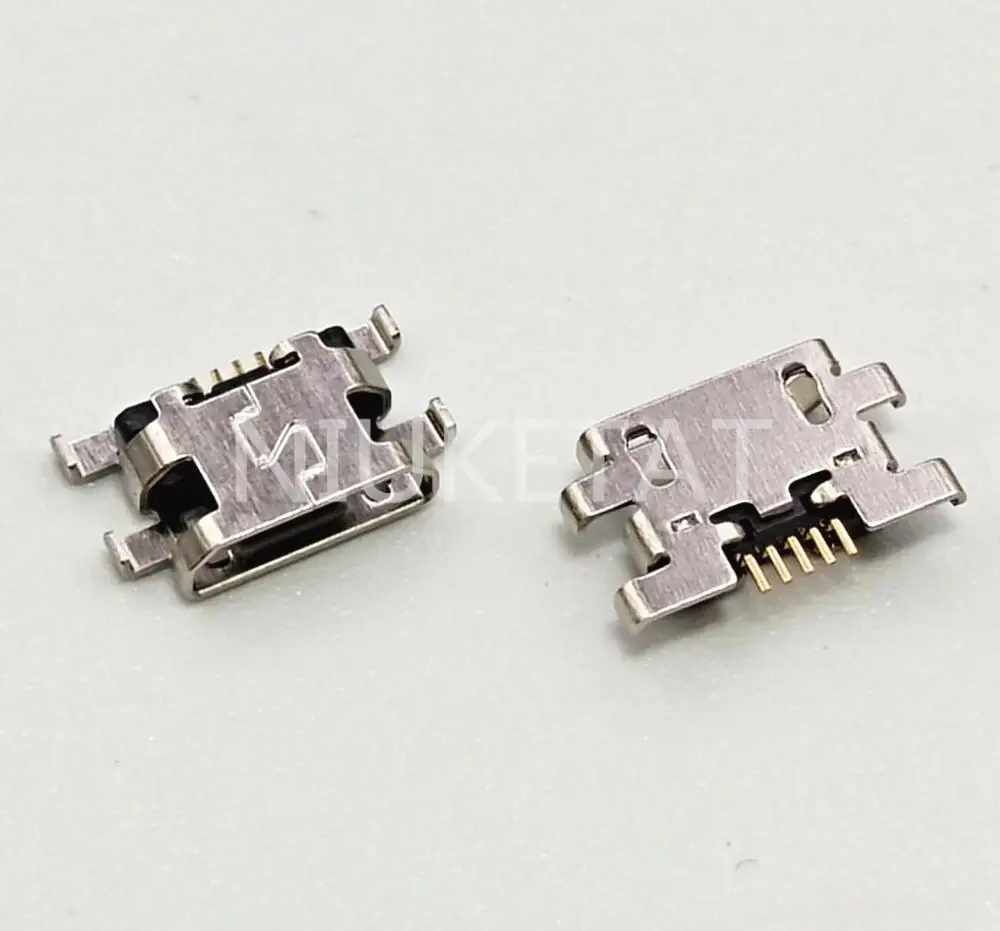 

50pcs Micro USB 5Pin Jack Connector reverse socket Data charging port tail plug For Gionee GN5005 youmi 4S mobile phone Mini