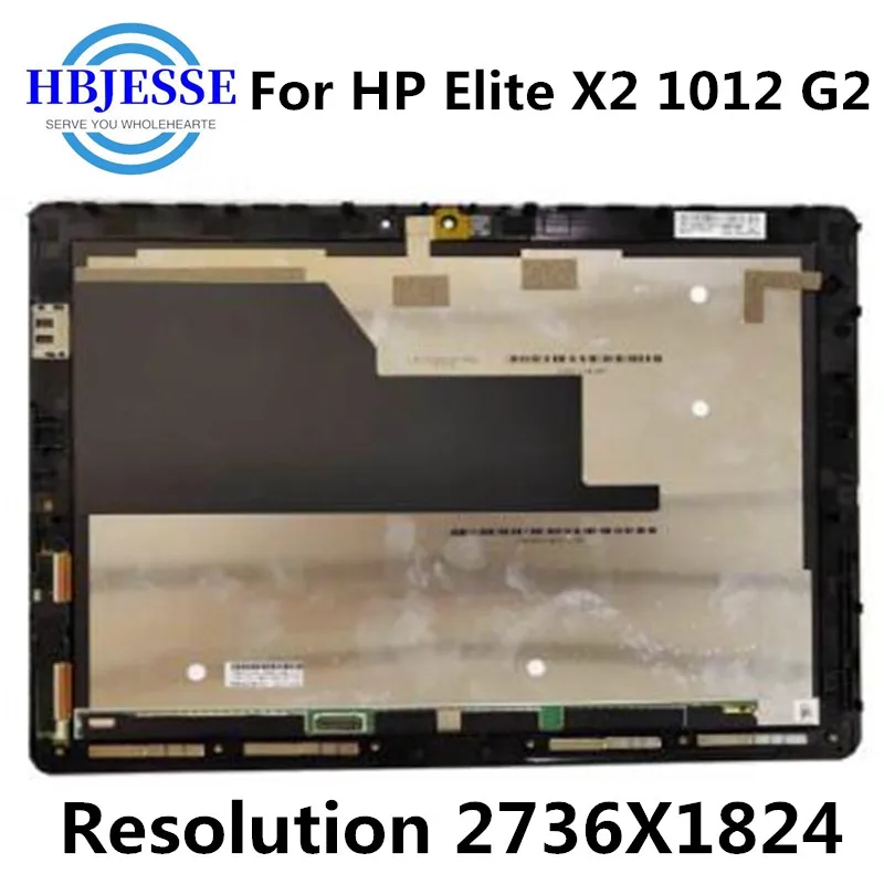 Tela de Lcd Led Elite x2 12.3 g2 1012 Polegadas Touch Digitalizador Montagem de Vidro Substituição