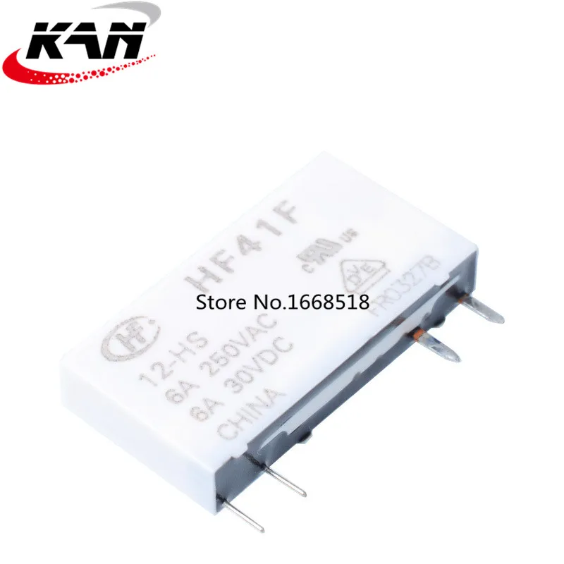 

HF41F/12-HS HF41F/5-HS Power Relay 6A 250VAC 4 Pins