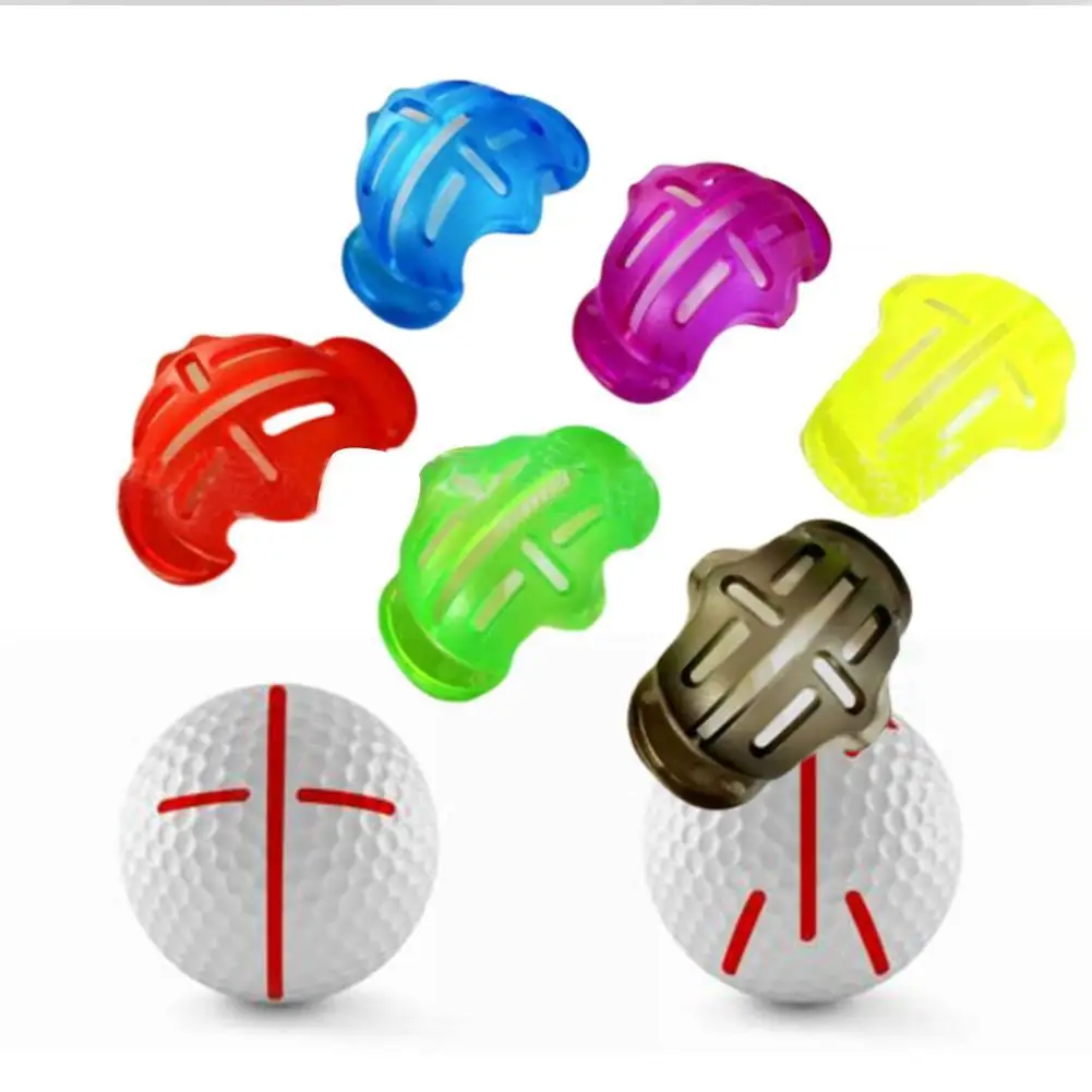 New Golf Line Drawing Device Marker Marks Template Draw Template Linear Putt Positioning Ball Mark Alignment Putting Clip Tools