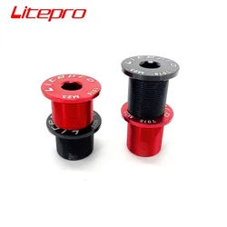 Litepro Folding Bike Stem M23 23mm Installation Fixing Bolt Lengthen Aluminum Alloy Screw Stem Front Fork Fixed Connect Bolt