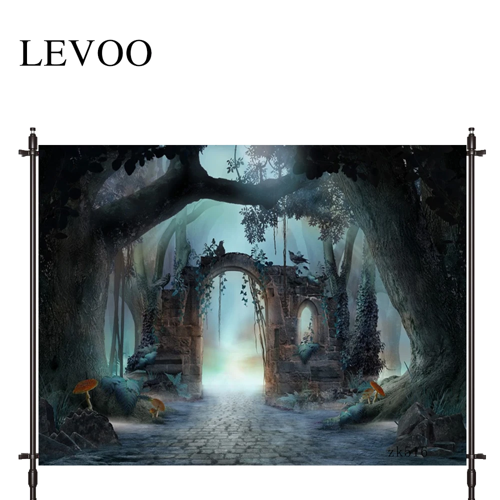 

LEVOO photography backdrop Old castle magic forest fairy tale photocall photobooth studio photography backdrop