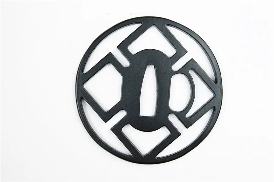 Steel Tsuba Guard For Japanese Samurai Sword Katana Wakizashi Accessory