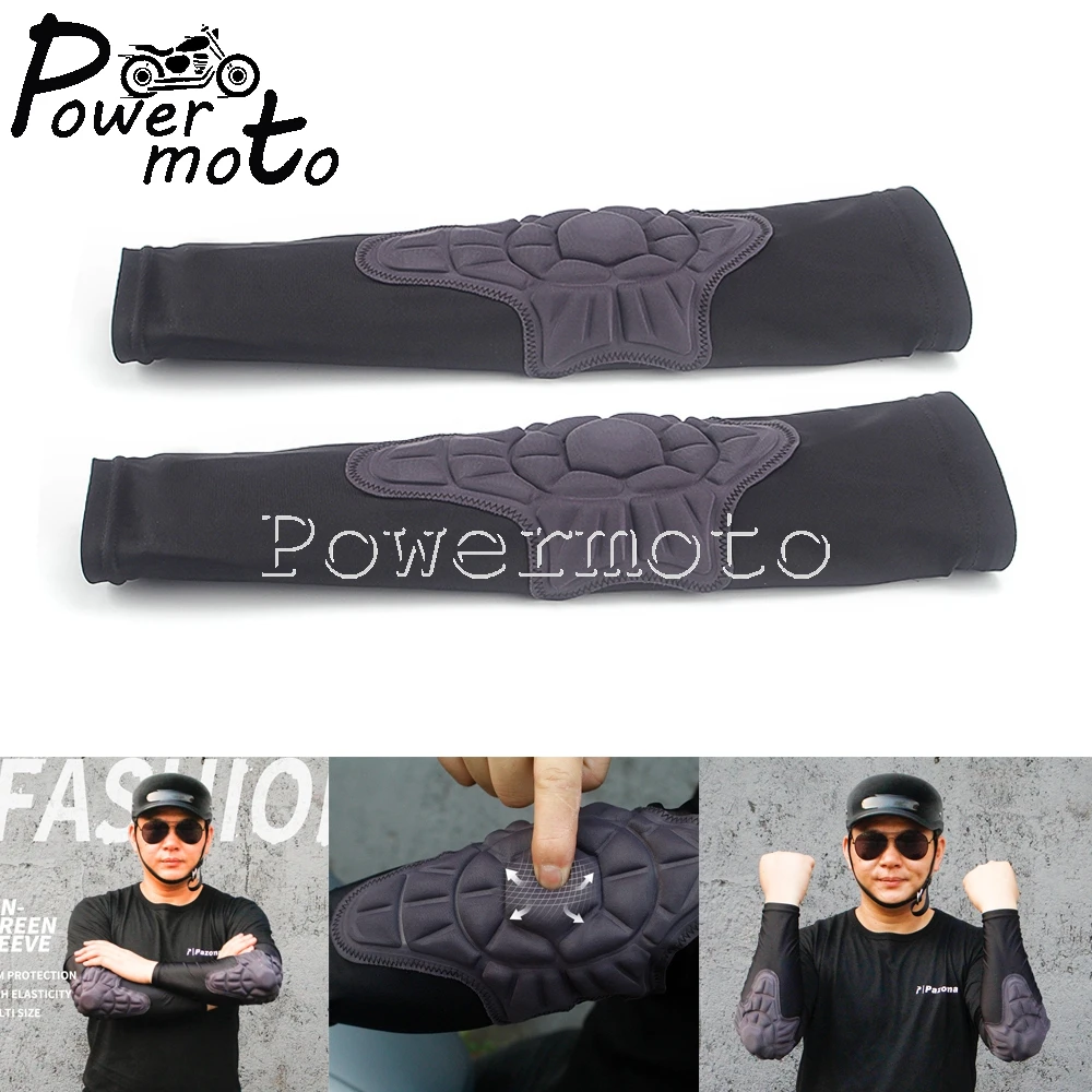 

S M L XL XXL Racing Arm Sleeves Bicycle Sleeves Sport Protective Cycling Gear Arm Guard Elbow Pads Fitness Arm Covers Protector
