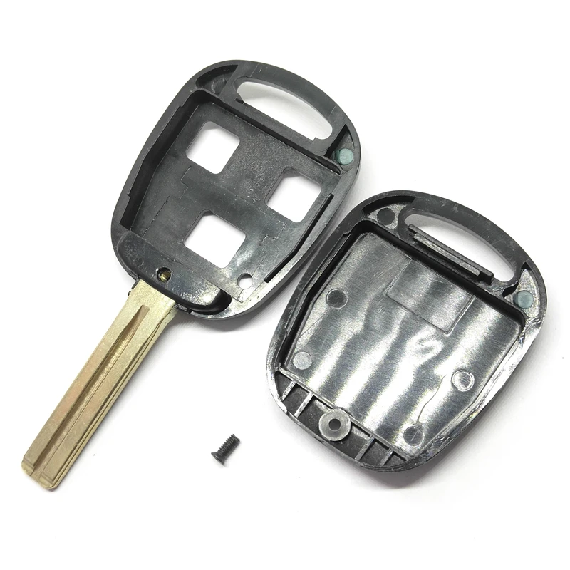 OEM 10Pcs Replacement Case 3Button Transponder Remote Key Shell For Lexus IS200/RX300/ES300/LS400/GX460 TOY48 Blade K481