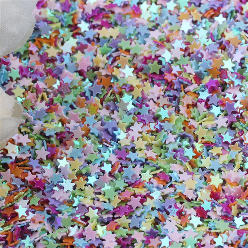 Pailetten 3mm Glitter Stars Sequins PVC Star Paillettes Sewing Craft DIY Scrapbooking Sequin Set Nail Art Confetti 10g