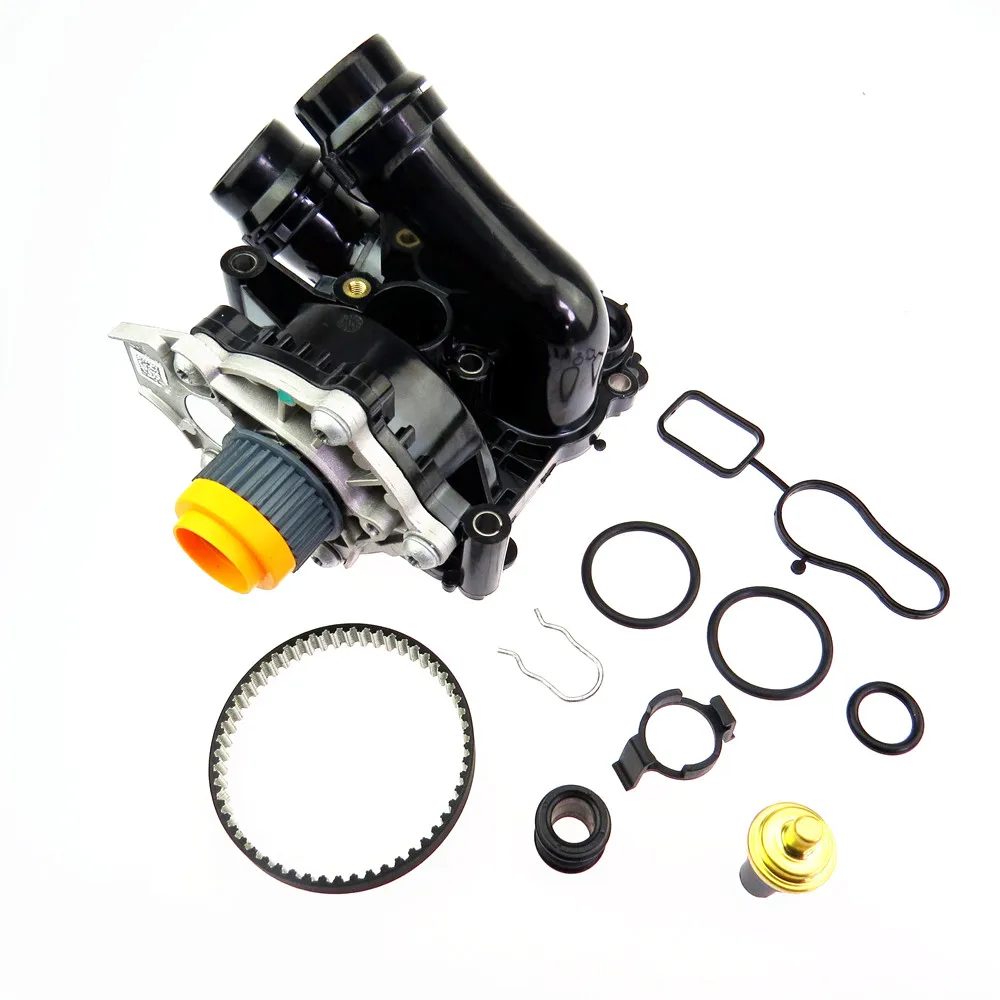 

1.8T 2.0T EA888 Cooling Water Pump Assembly Thermostat Belt Clip Kit for Golf Passat B6 CC Q5 06H121026 06H121142B 06H121605E