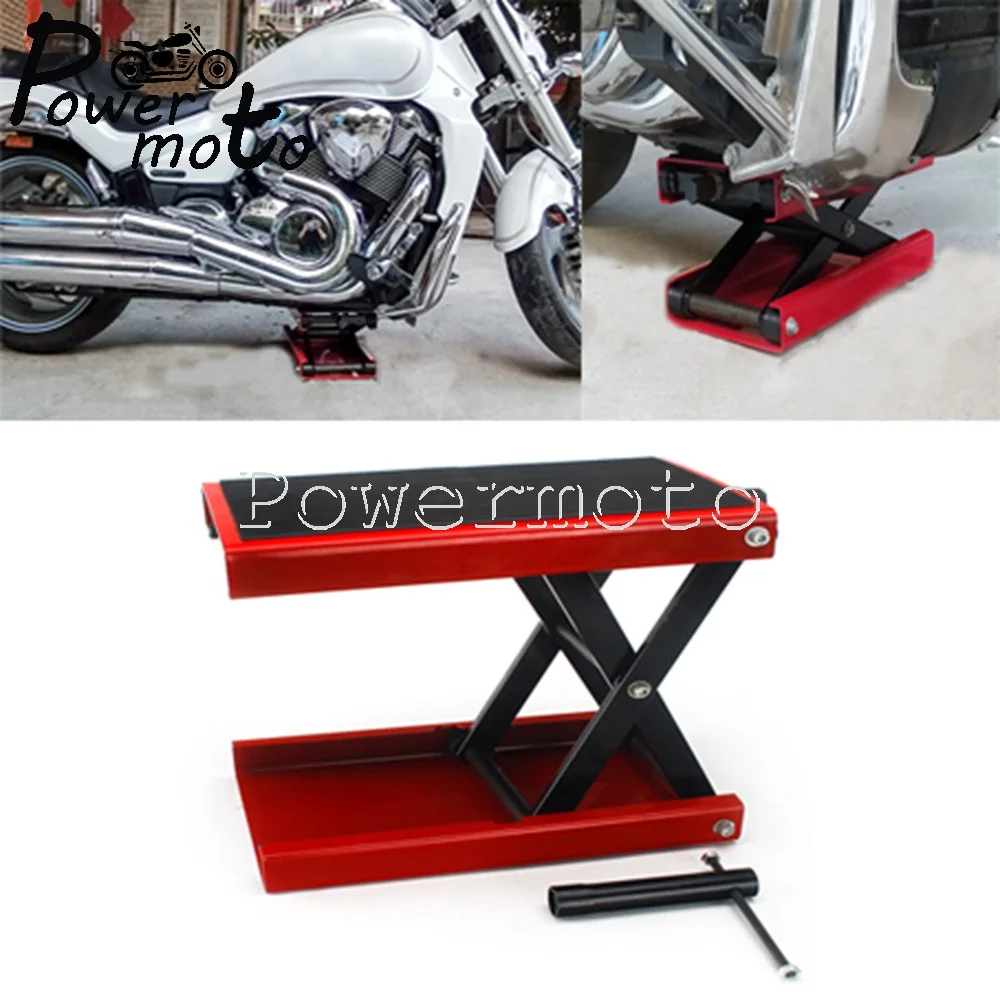 

1100 LBS Motorcycle Repair Lift Stand Support Bracket Dilated Scissor Lift Jack For ATVs UTVs Dirt Bike Enduro Street Bikes