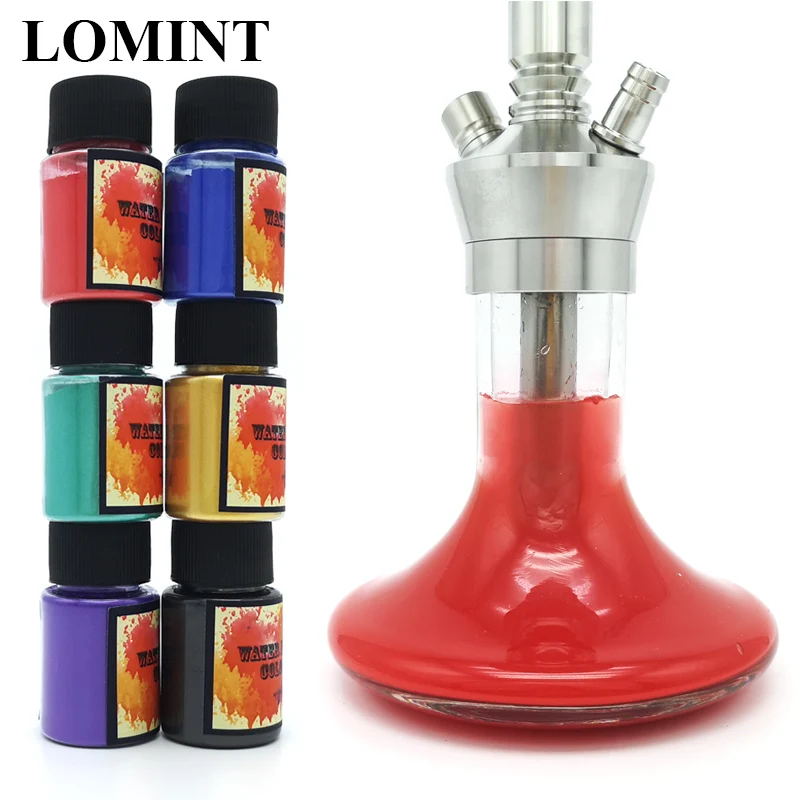 LOMINT Water Colorant For Hookah Shisha Premiun Quantity Multicolor 17g Bottle Packaging A649