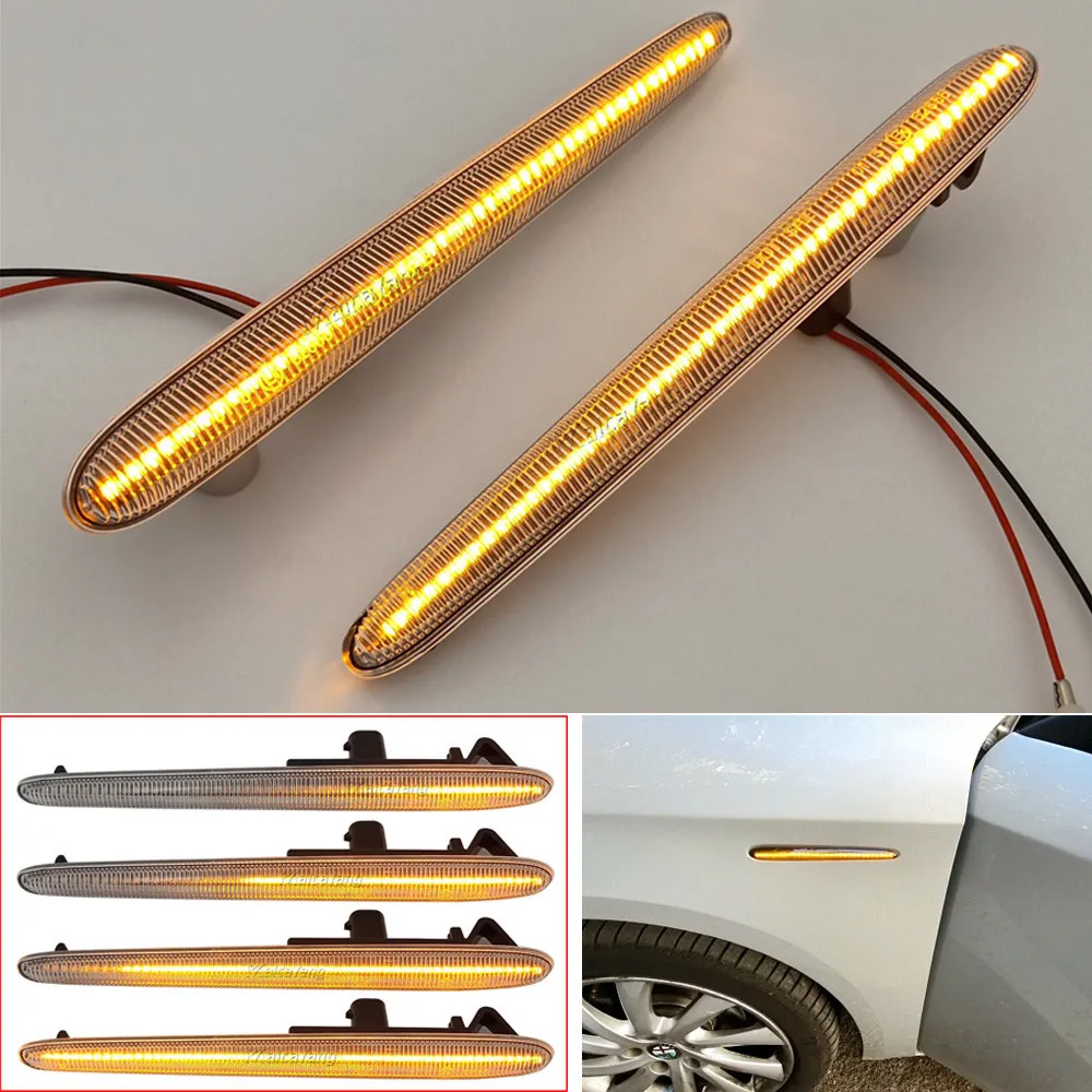 Clignotant Latéral LED ociamique, 2 Pièces, pour Roméo Giulietta 940 Juliet Sprint Veloce 10-21 Canbus Brave Free