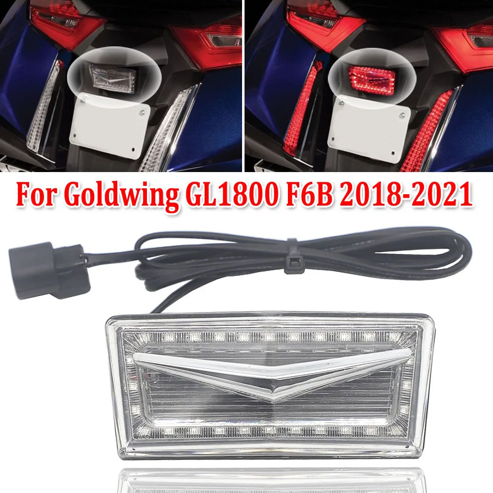 Motorcycle LED Reflctor Replacement Light Rear Trunk Turn Signal Saddlebag Accents Lights For Honda Gold Wing 1800 GL1800 F6B