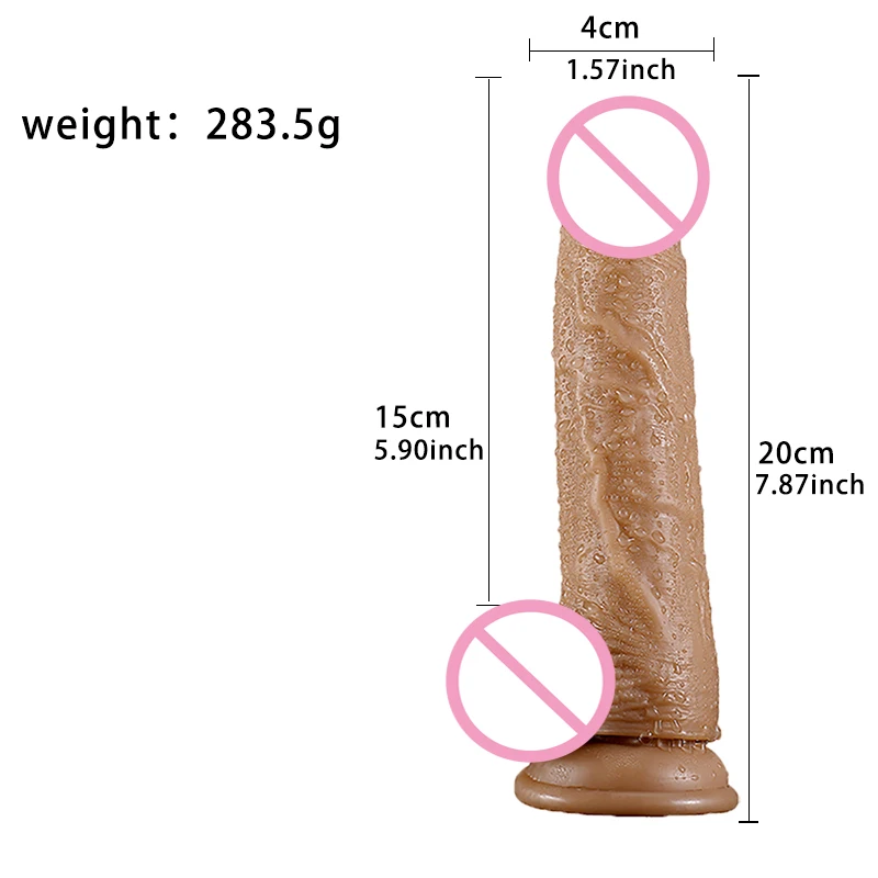 Moonuo Exotic Female Masturbator Healthy soft glue Realistic Soft Dildo Suction Cup for Women Big Dick Sex Toys