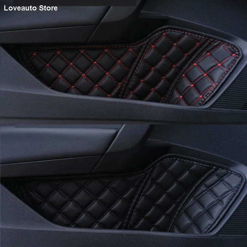 for VW Tiguan MK2 2021 2020 2019 2018 2017 Car Front Rear Door Inner Armrest Handle Door Multifunctional Storage Box